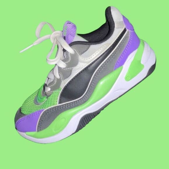 RS-2K Internet Exploring AC Dark Shadow/Fluo Green Size Child 3 - Picture 1 of 7